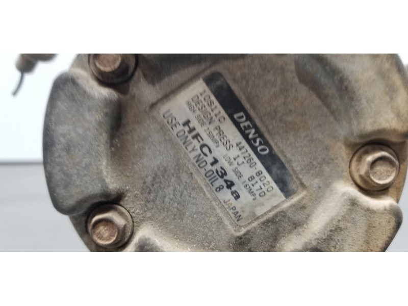 Recambio de compresor aire acondicionado para toyota hilux (kun) extra cab 4x4 referencia OEM IAM 883100K110 4472608020 