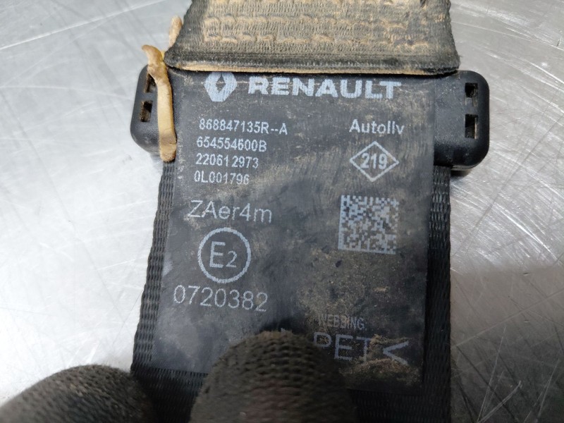 Recambio de cinturon seguridad delantero derecho para renault master iii furgón referencia OEM IAM   