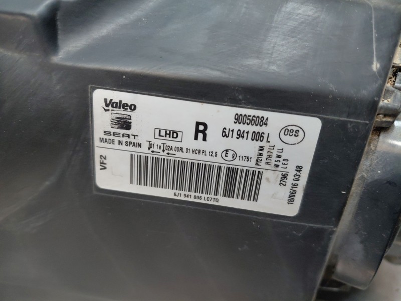 Recambio de faro derecho para seat ibiza st (6p8) style referencia OEM IAM   