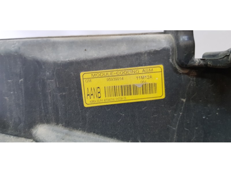 Recambio de electroventilador para chevrolet aveo berlina hatchback lt referencia OEM IAM 95939914   Recambio de electroventilador para chevrolet aveo berlina hatchback lt referencia OEM IAM 95939914