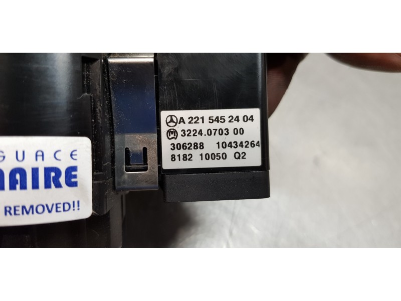 Recambio de mando luces para mercedes clase s (w221) berlina 320 / 350 cdi (221.022) referencia OEM IAM A2215452404  