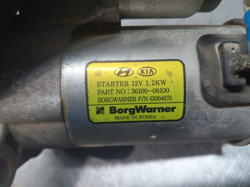 Recambio de motor arranque para kia xceed tech referencia OEM IAM   