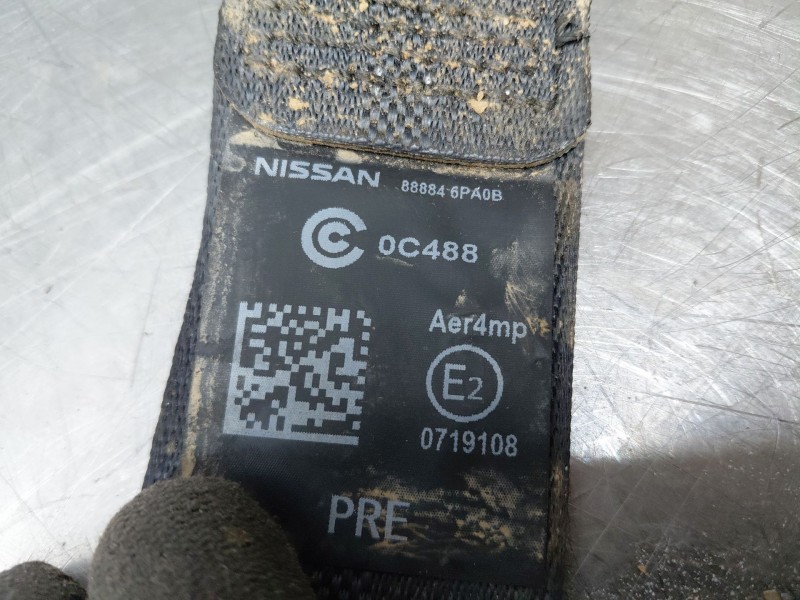 Recambio de cinturon seguridad trasero derecho para nissan juke (f16) tekna referencia OEM IAM   