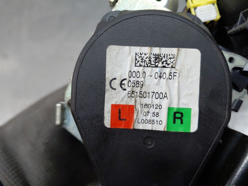 Recambio de cinturon seguridad trasero derecho para nissan juke (f16) tekna referencia OEM IAM   