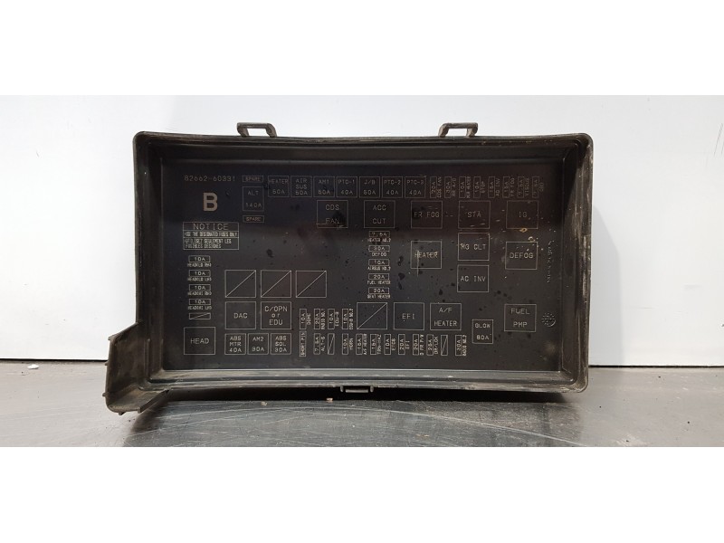 Recambio de caja reles / fusibles para toyota land cruiser (j12) 3.0 turbodiesel referencia OEM IAM 8266260170  