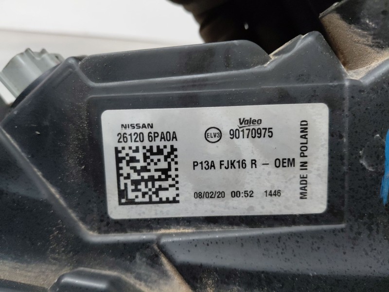 Recambio de piloto delantero derecho para nissan juke (f16) tekna referencia OEM IAM   