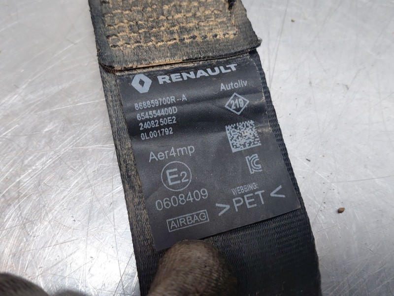 Recambio de cinturon seguridad delantero derecho para renault master iii furgón referencia OEM IAM   