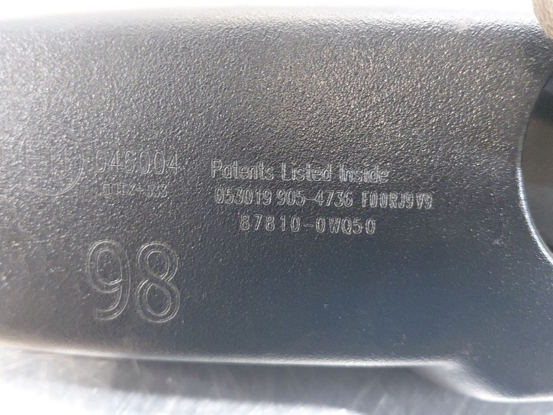 Recambio de espejo interior para toyota c-hr hybrid referencia OEM IAM 878100WQ50  