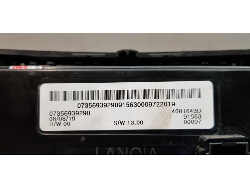 Recambio de mando climatizador para jeep renegade limited 4x2 referencia OEM IAM 735693929  