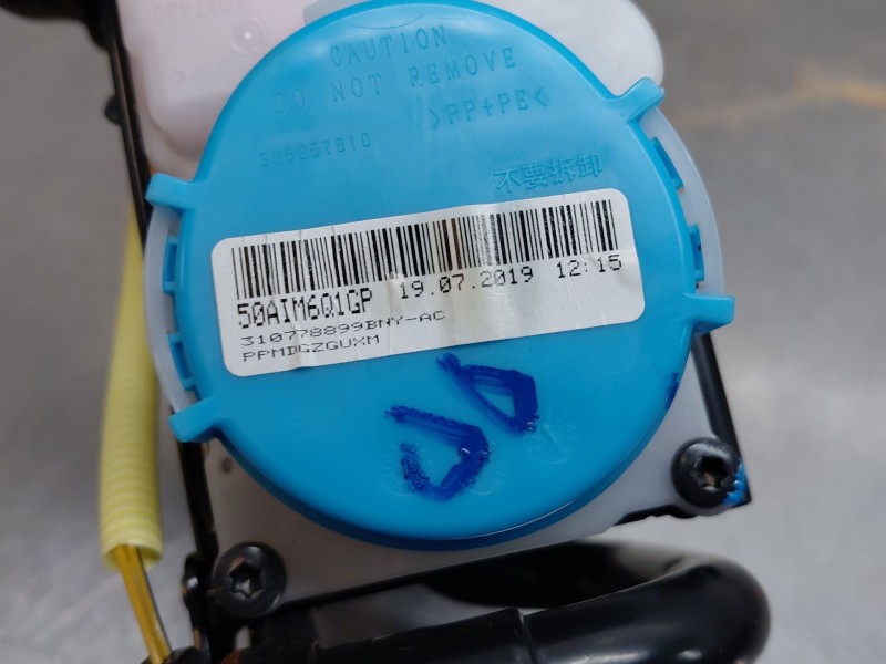 Recambio de cinturon seguridad trasero derecho para toyota c-hr hybrid referencia OEM IAM 73360F4012C2  