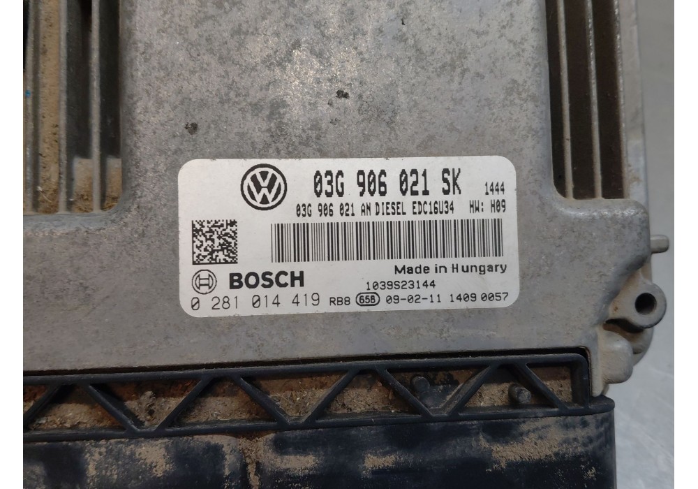 Recambio de centralita motor uce para seat altea xl (5p5, 5p8) 1.9 tdi referencia OEM IAM 03G906021SK  