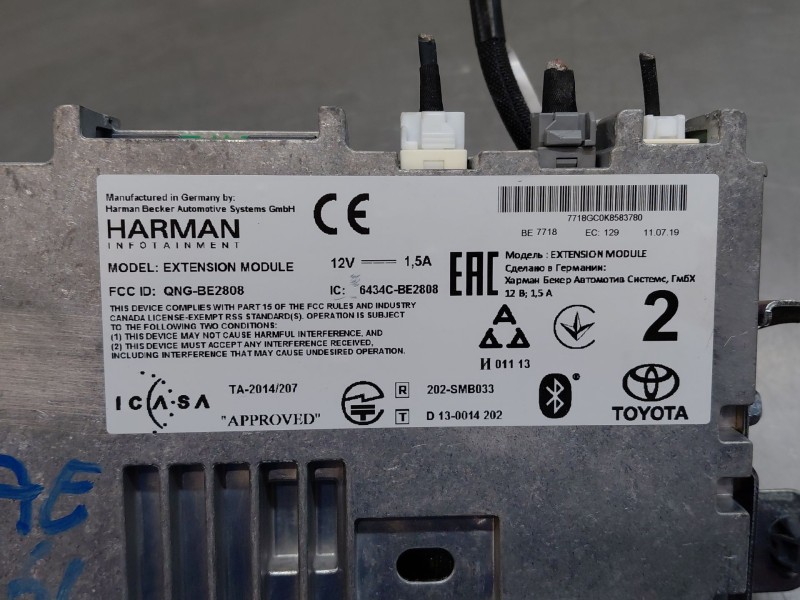 Recambio de sistema navegacion gps para toyota c-hr hybrid referencia OEM IAM 6434CBE2808  