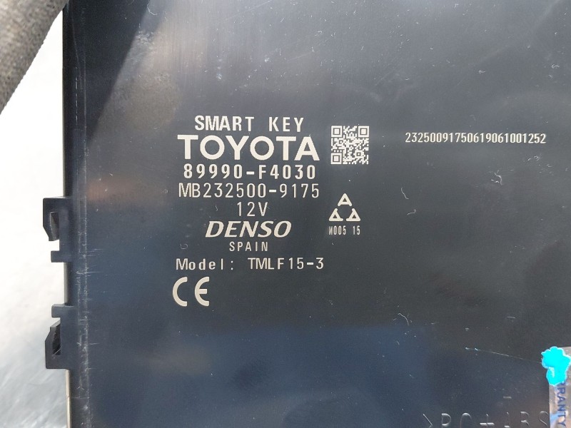 Recambio de modulo electronico para toyota c-hr hybrid referencia OEM IAM 89990F4030  