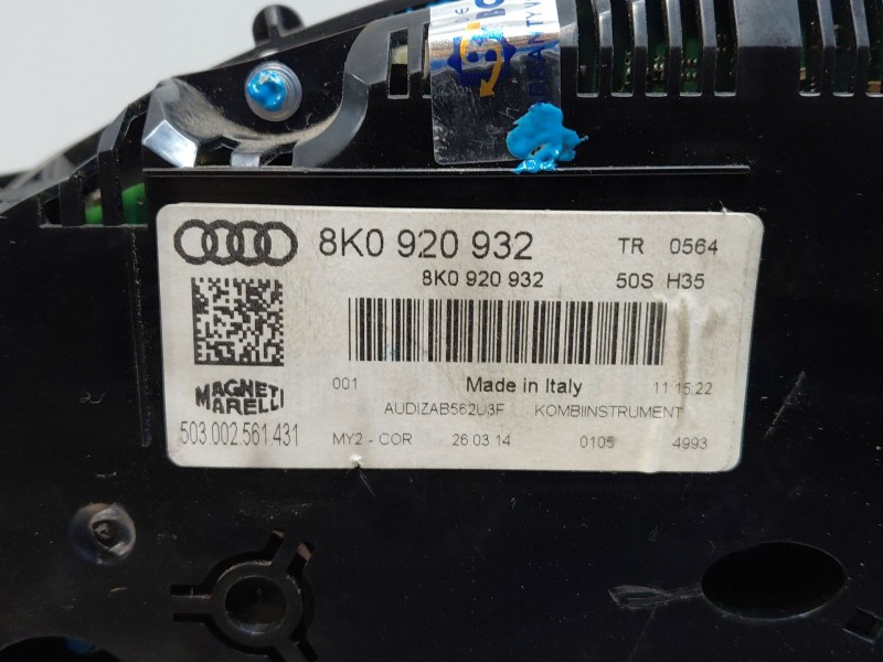 Recambio de cuadro instrumentos para audi a4 ber. (b8) multitronic referencia OEM IAM 8K0920932  