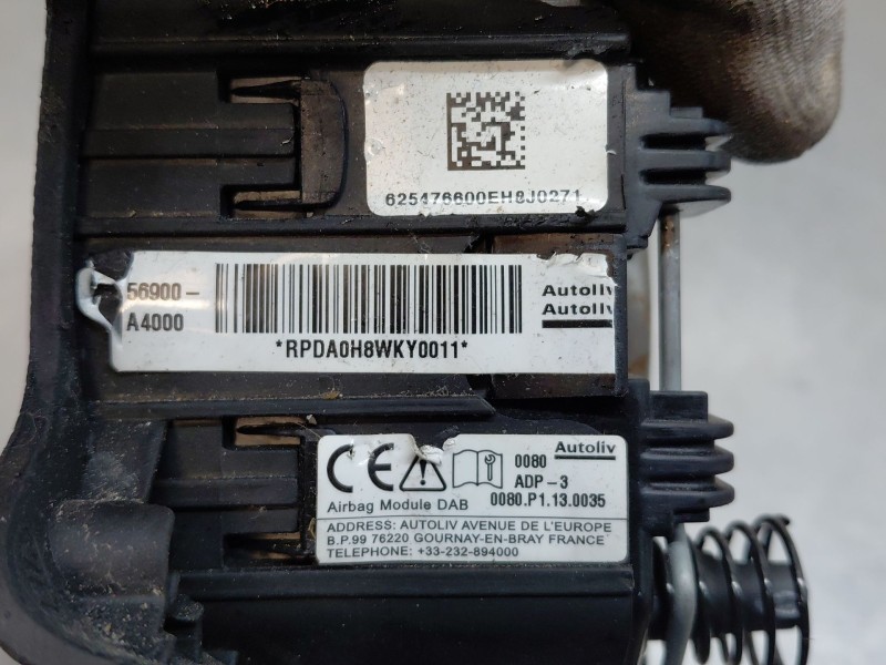 Recambio de airbag delantero izquierdo para kia carens iv 1.7 crdi referencia OEM IAM 56900A4000  