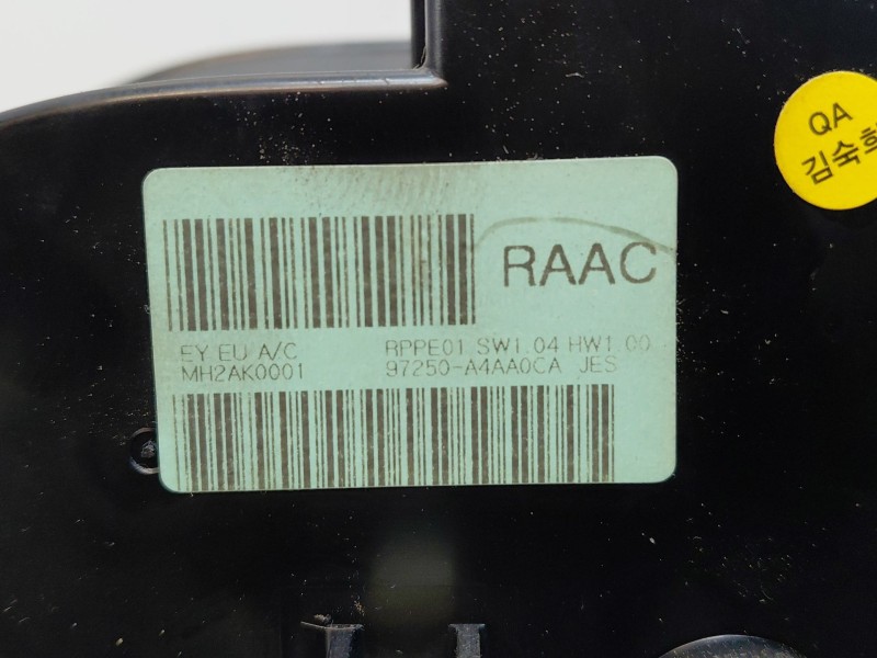 Recambio de mando calefaccion / aire acondicionado para kia carens iv 1.7 crdi referencia OEM IAM 97250A4AA0CA  