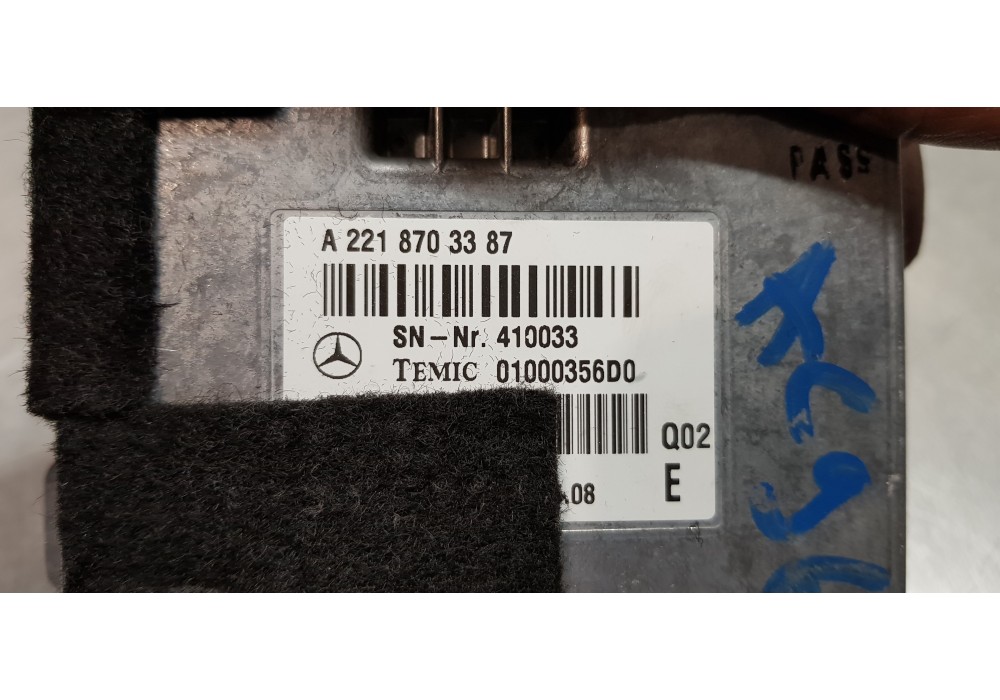 Recambio de modulo electronico para mercedes clase s (w221) berlina 320 / 350 cdi (221.022) referencia OEM IAM A2218703387  