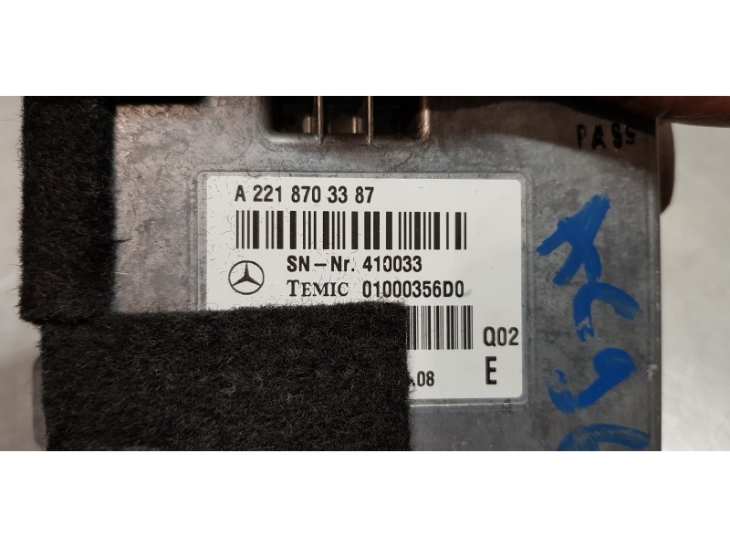Recambio de modulo electronico para mercedes clase s (w221) berlina 320 / 350 cdi (221.022) referencia OEM IAM A2218703387  