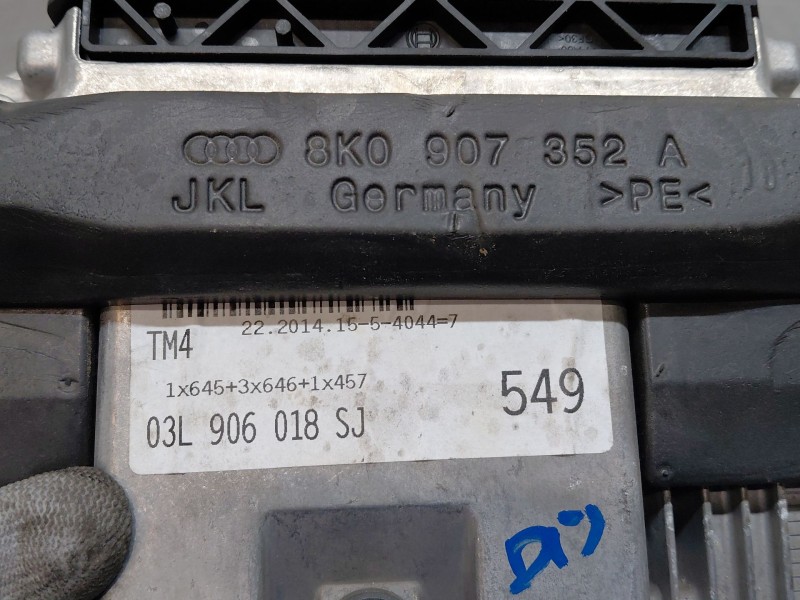 Recambio de centralita motor uce para audi a4 ber. (b8) multitronic referencia OEM IAM 03L906018SJ  