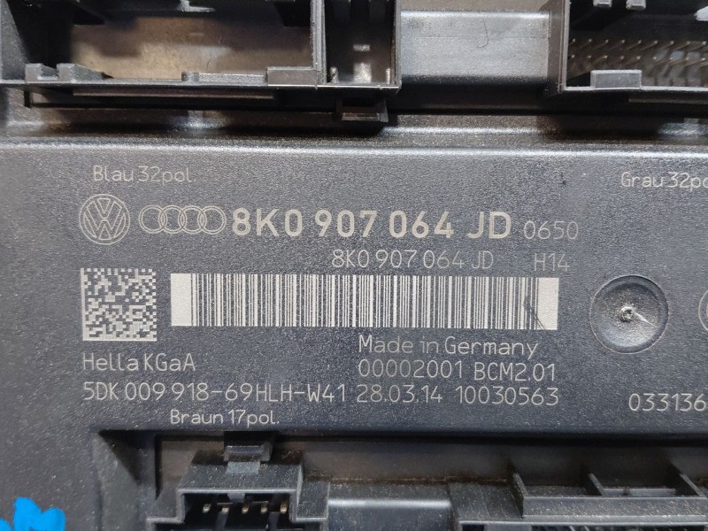 Recambio de modulo confort para audi a4 ber. (b8) multitronic referencia OEM IAM 8K0907064JD  