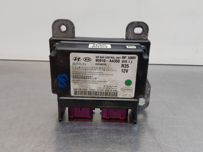 Recambio de centralita airbag para kia carens iv 1.7 crdi referencia OEM IAM 95910A4350  