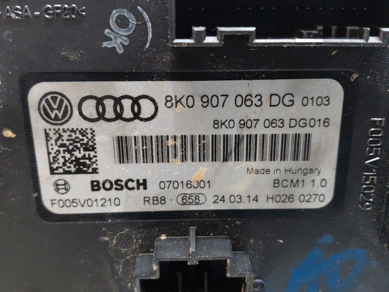 Recambio de modulo electronico para audi a4 ber. (b8) multitronic referencia OEM IAM 8K0907063DG  