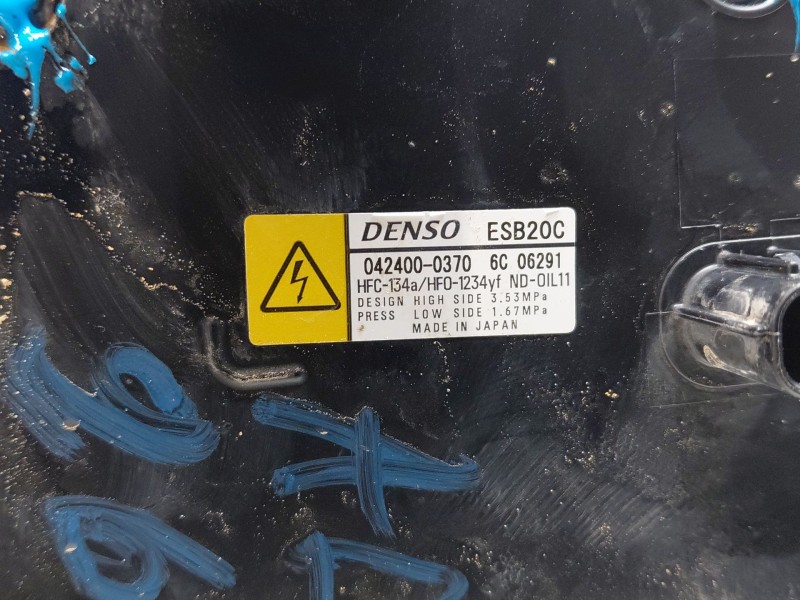 Recambio de compresor aire acondicionado para toyota c-hr hybrid referencia OEM IAM 8837047092 0424000370 