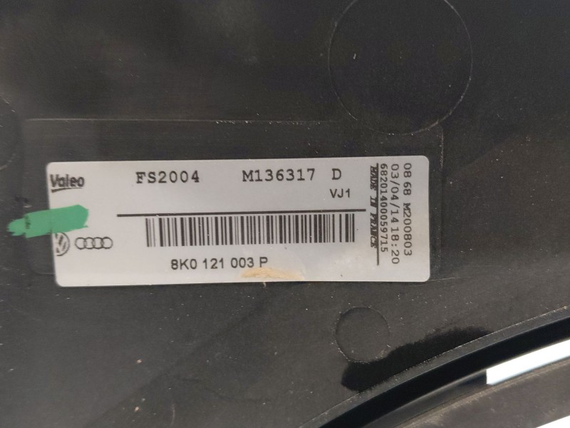 Recambio de electroventilador para audi a4 ber. (b8) multitronic referencia OEM IAM 8K0121003P  