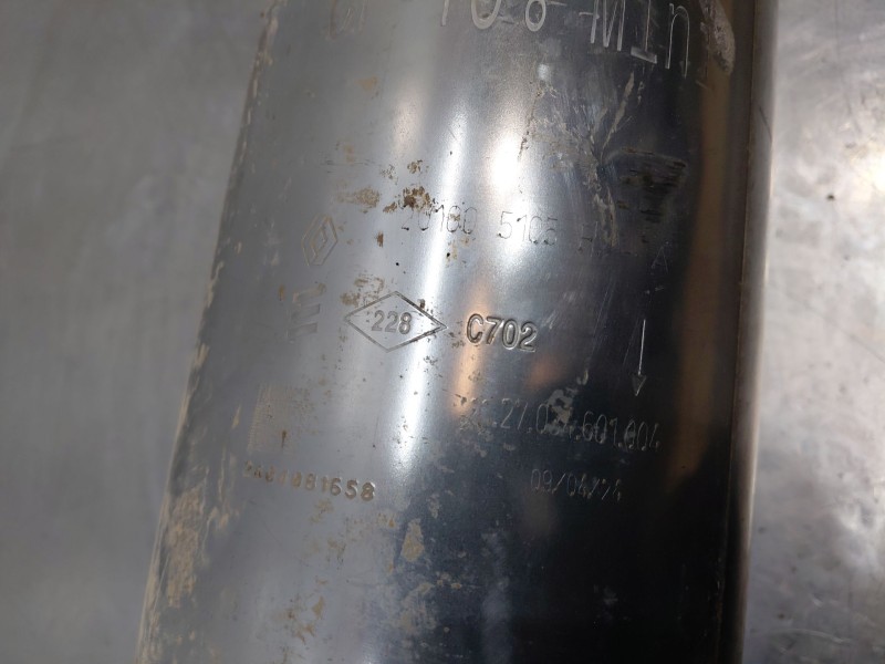 Recambio de tubo escape trasero para renault master iii furgón referencia OEM IAM   