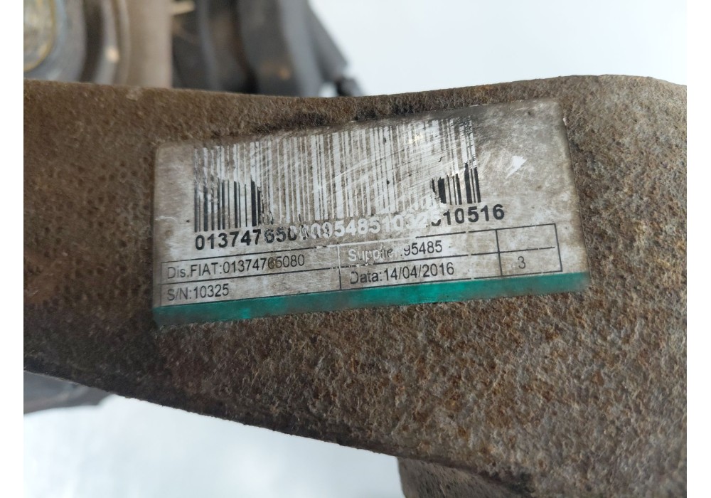 Recambio de mangueta delantera izquierda para citroën jumper iii furgoneta 2.2 hdi 130 referencia OEM IAM 1612735380  