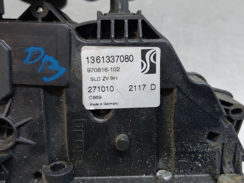 Recambio de cerradura puerta lateral derecha para fiat ducato 250 multijet referencia OEM IAM 1361337080  