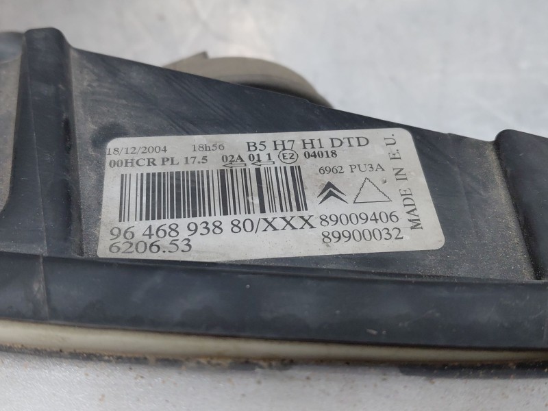 Recambio de faro derecho para citroën c4 i (lc_) 1.6 hdi referencia OEM IAM 6206L6 9646893880 