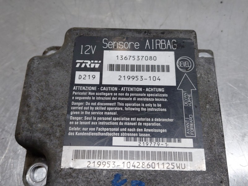 Recambio de centralita airbag para fiat ducato 250 multijet referencia OEM IAM   