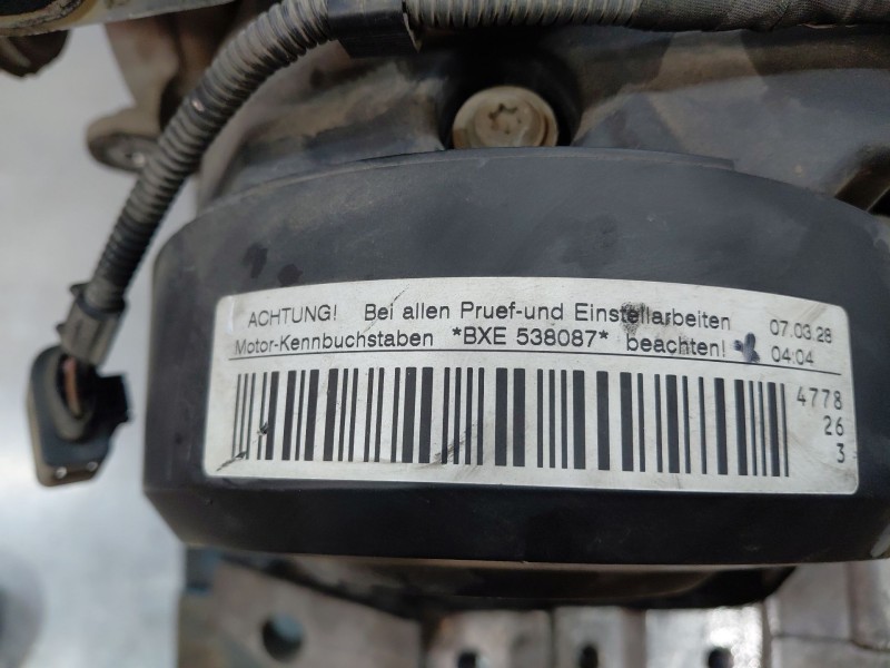 Recambio de motor completo para seat leon (1p1) 1.9 tdi referencia OEM IAM BXE  