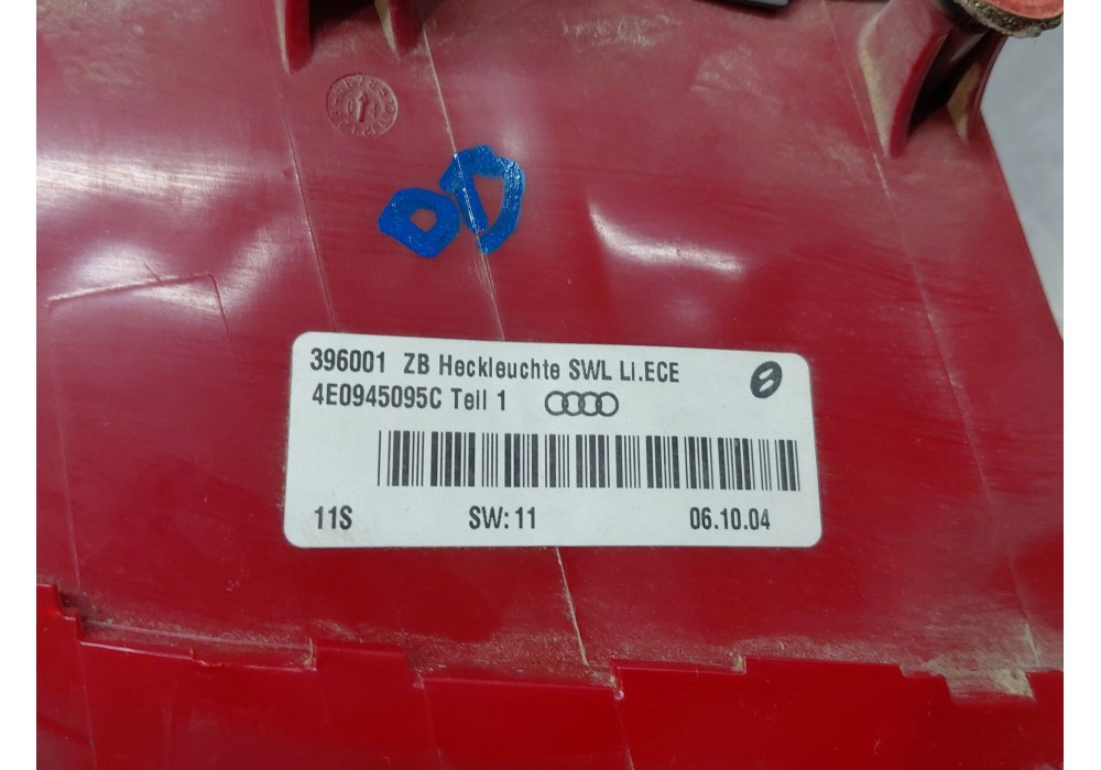 Recambio de piloto trasero izquierdo para audi a8 d3 (4e2, 4e8) 3.0 tdi quattro referencia OEM IAM 4E0945095C  