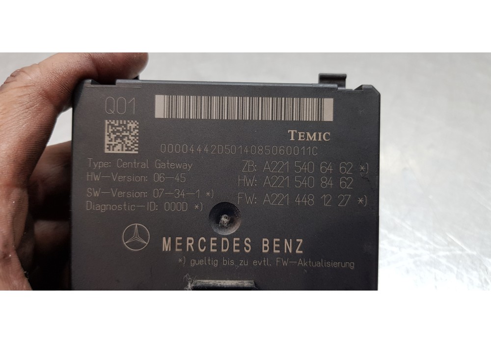 Recambio de modulo electronico para mercedes clase s (w221) berlina 320 / 350 cdi (221.022) referencia OEM IAM A2215406462 A2215