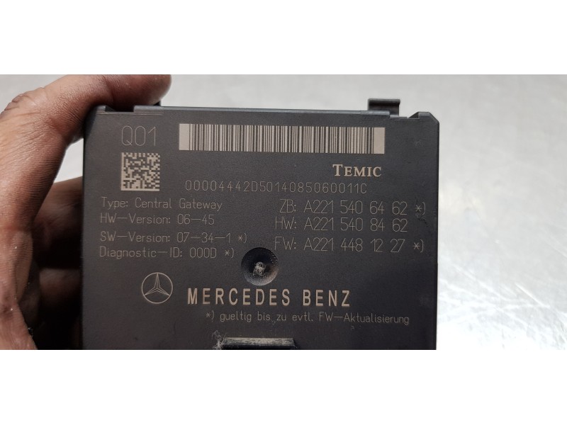 Recambio de modulo electronico para mercedes clase s (w221) berlina 320 / 350 cdi (221.022) referencia OEM IAM A2215406462 A2215