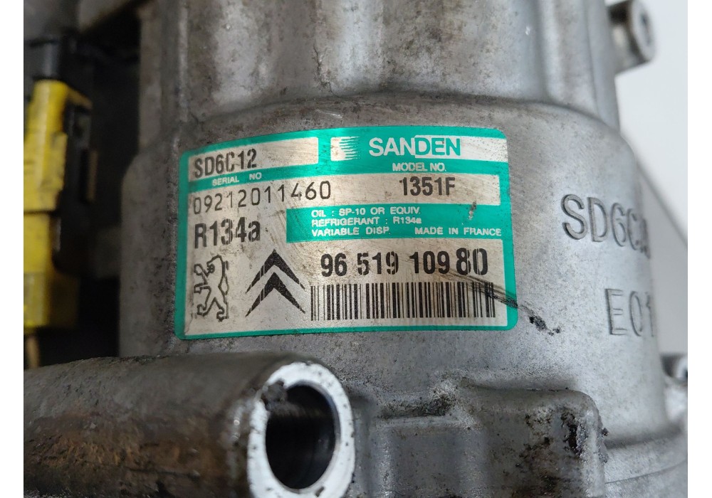 Recambio de compresor aire acondicionado para citroën c4 i (lc_) 1.6 hdi referencia OEM IAM 9651910980  