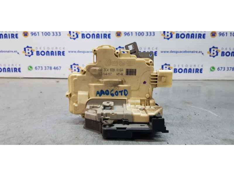 Recambio de cerradura puerta trasera derecha para volkswagen passat berlina (3c2) highline referencia OEM IAM 3C4839016A   Recambio de cerradura puerta trasera derecha para volkswagen passat berlina (3c2) highline referencia OEM IAM 3C4839016A