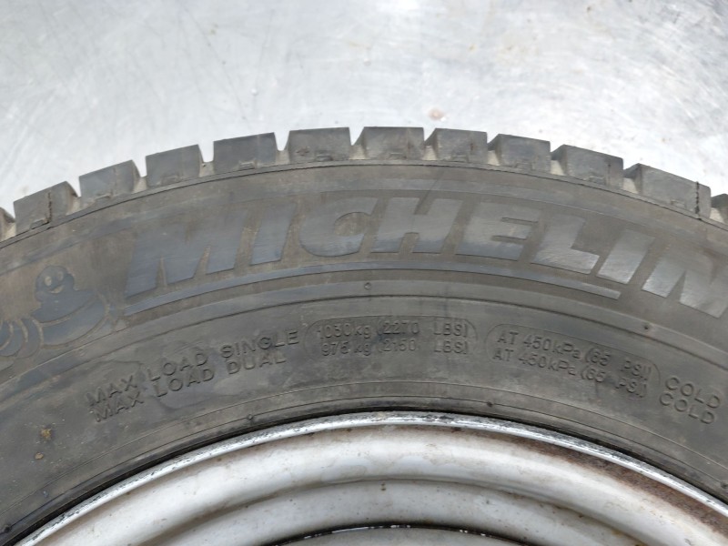 Recambio de neumatico repuesto para citroën jumper caja cerrada (06.2006 =>) l2h2 referencia OEM IAM   