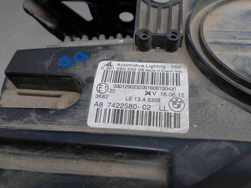 Recambio de faro derecho para bmw serie 2 gran tourer (f46) van referencia OEM IAM   