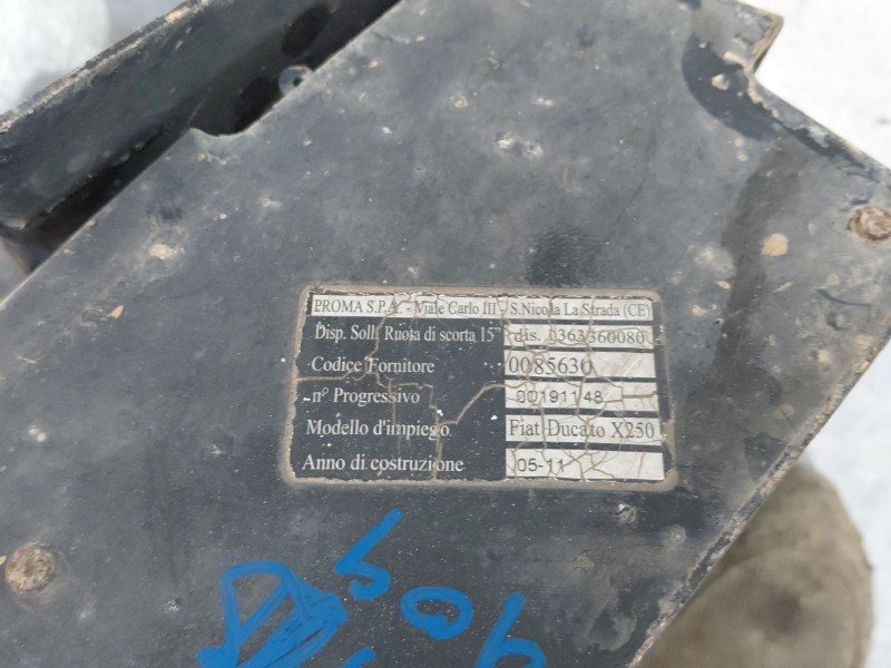 Recambio de soporte rueda repuesto para citroën jumper caja cerrada (06.2006 =>) l2h2 referencia OEM IAM 1363360080  