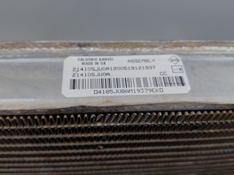 Recambio de radiador agua para nissan navara pick-up (np300) 4x4 referencia OEM IAM   