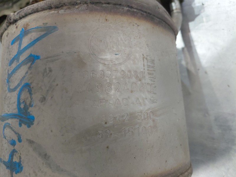 Recambio de filtro de particulas para citroën jumper caja cerrada (06.2006 =>) l2h2 referencia OEM IAM 1369379080  