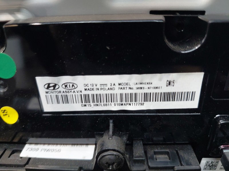 Recambio de pantalla multifuncion para hyundai tucson hybrid referencia OEM IAM 96525N7100RET 96525N7100 