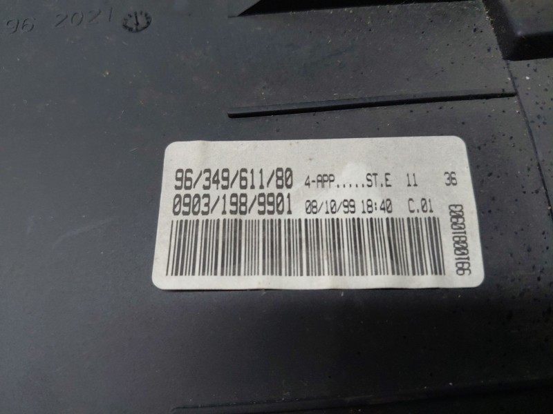 Recambio de cuadro instrumentos para peugeot 206 hatchback (2a/c) 1.4 i referencia OEM IAM   