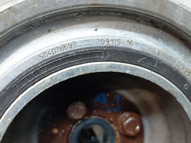 Recambio de polea cigueñal para fiat ducato 250 furgón multijet referencia OEM IAM 504076697  