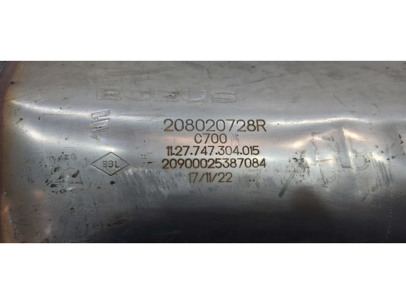 Recambio de tubo escape completo para nissan primastar cerrada referencia OEM IAM 2001000Q3E  