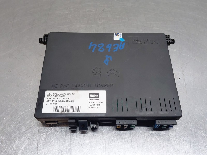 Recambio de caja reles / fusibles para citroën xsara picasso (n68) 2.0 hdi referencia OEM IAM 9642409480  