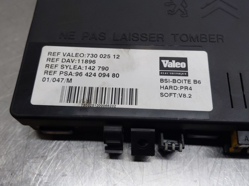 Recambio de caja reles / fusibles para citroën xsara picasso (n68) 2.0 hdi referencia OEM IAM 9642409480  